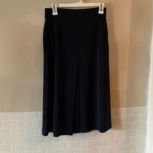 Ann Taylor Navy a blue A Line Skirt with Pockets Size 2